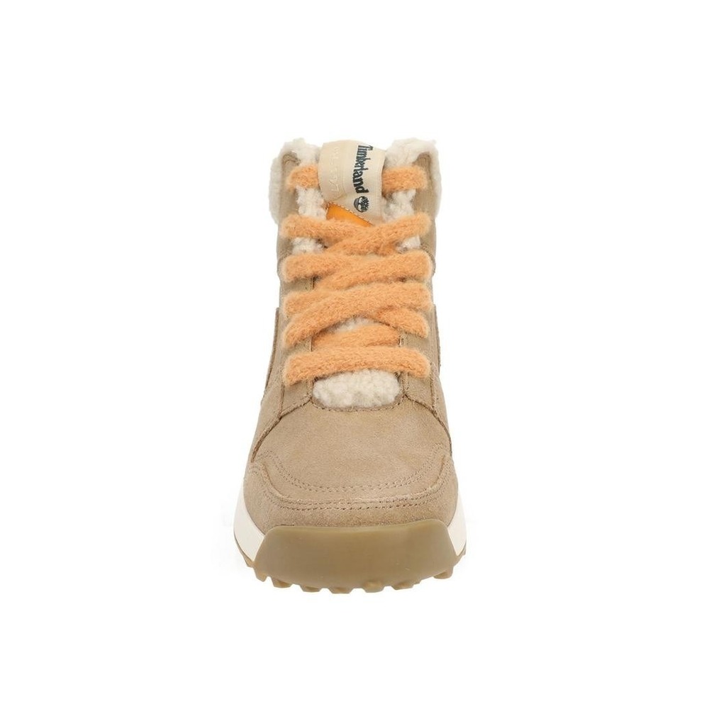 Timberland® (Women's 8.5) Retro Swift™ Sherpa Suede Shoes in Khaki - $110 - Picture 7 of 9